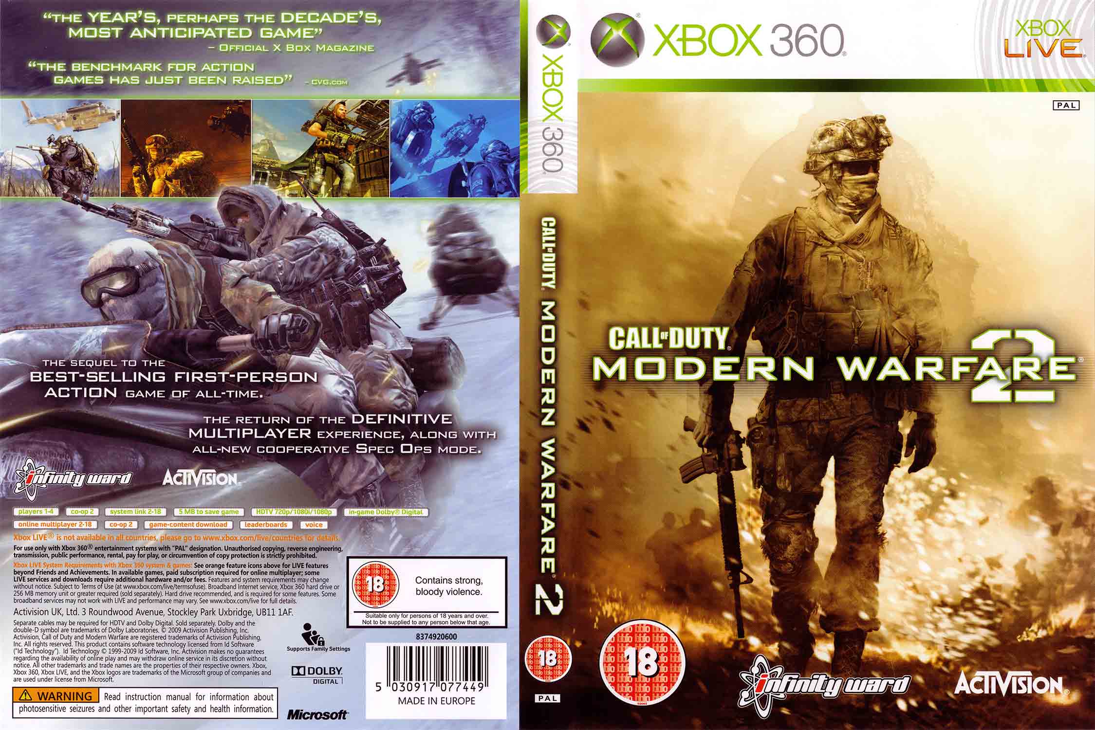 buy call of duty modern warfare 2 xbox 360