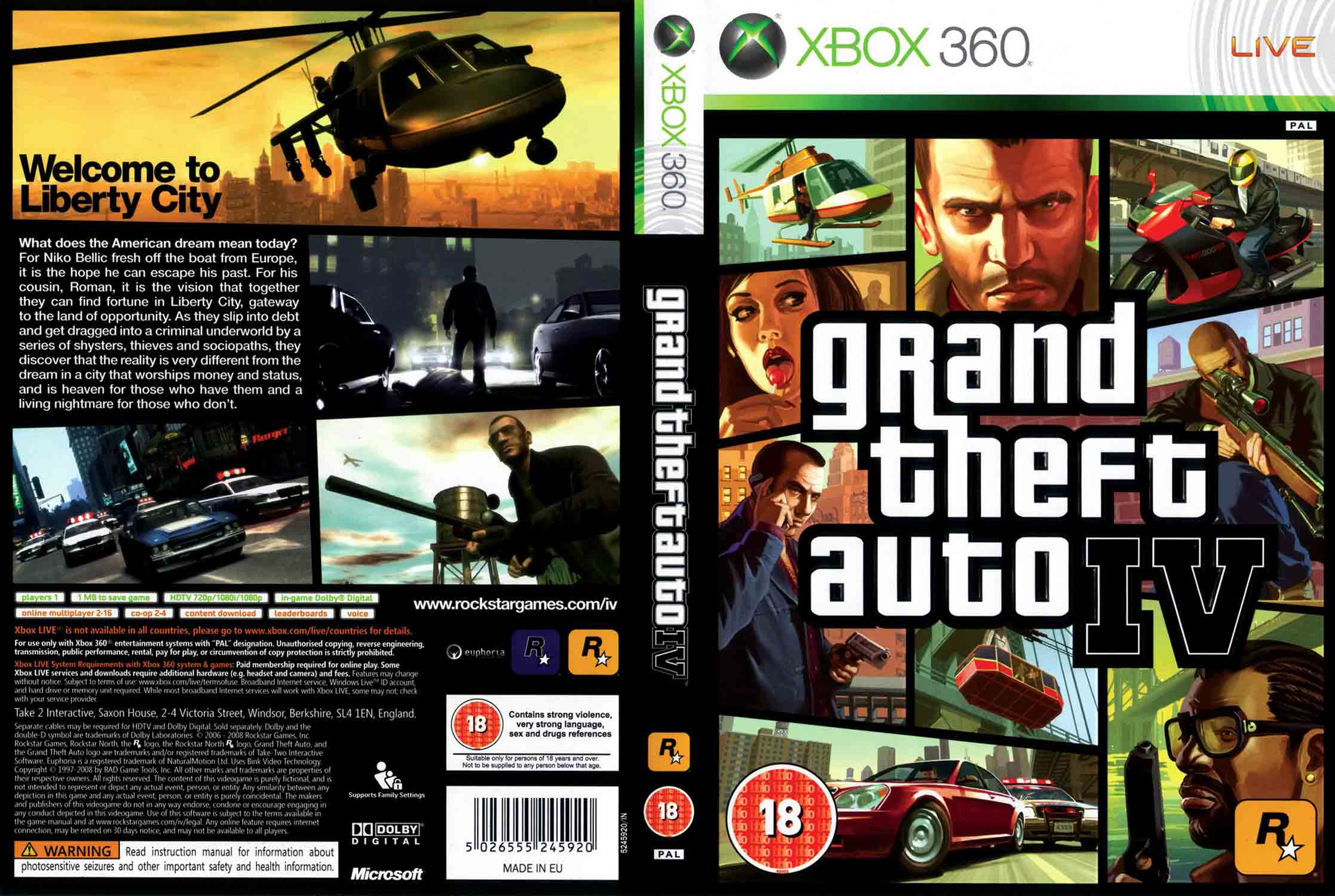Grand Theft Auto IV / GTA 4 pro XBOX 360 – BAZAROVÉ HRY